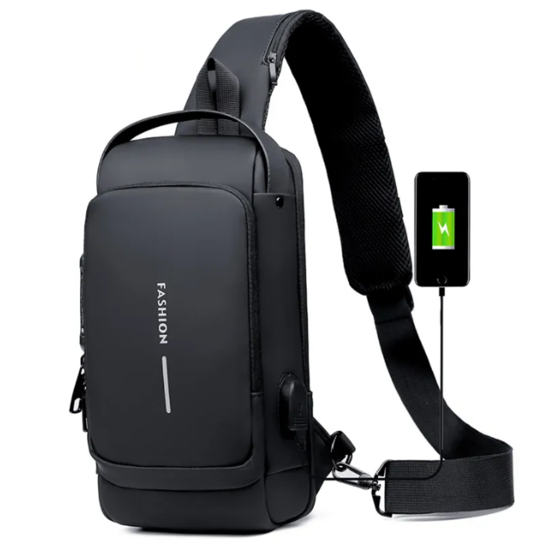 MOCHILA ANTIRROBO CON PUERTO USB