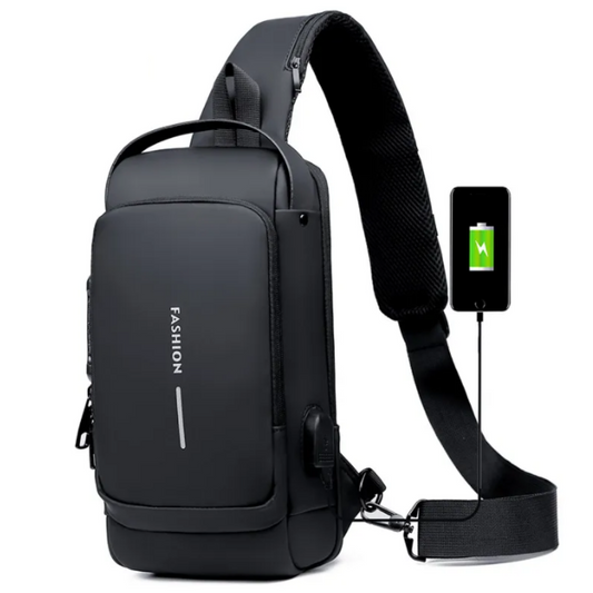 MOCHILA ANTIRROBO CON PUERTO USB